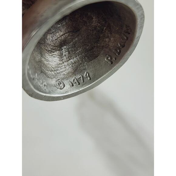 Rawcliffe Angel Candle Snuffer Extinguisher Pewter P. Davis 1979 Douter 8 3/4" - Picture 13 of 14